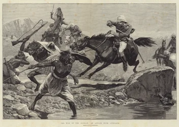 Der Krieg im Sudan, ein Gefecht mit Außenposten
